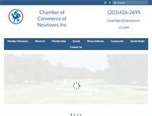 Tablet Screenshot of newtown-ct.com