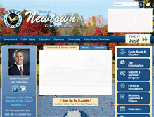 Tablet Screenshot of newtown-ct.gov